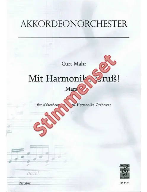 Mit Harmonika-Gruß